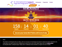 Tablet Screenshot of internationalyogacongress.net